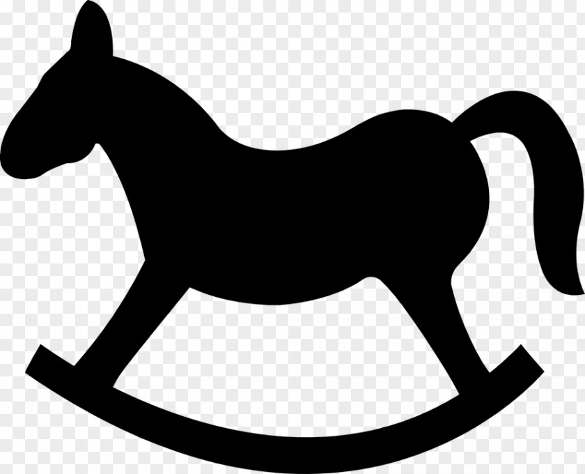 Horse Rocking Silhouette Toy Clip Art PNG