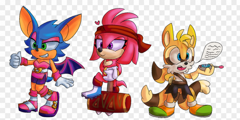 Rouge The Bat Amy Rose Shadow Hedgehog Sonic Chaos Knuckles Echidna PNG