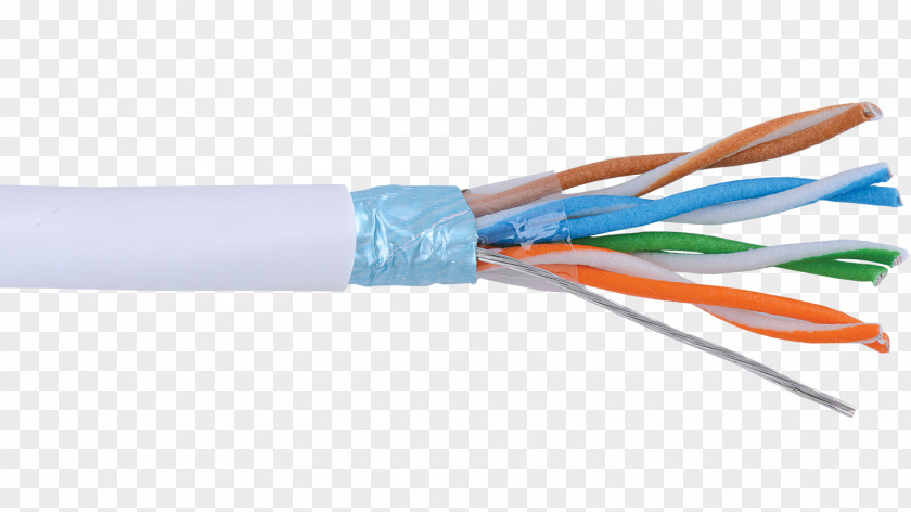 Twisted Pair American Wire Gauge Shielded Cable PNG