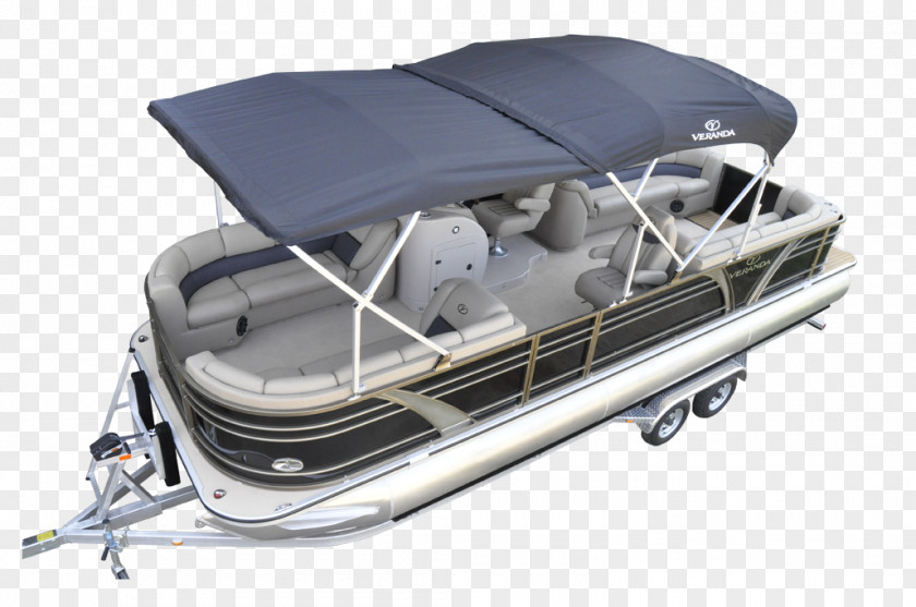 Boat Pontoon Bimini Top Trolling Motor Veranda PNG