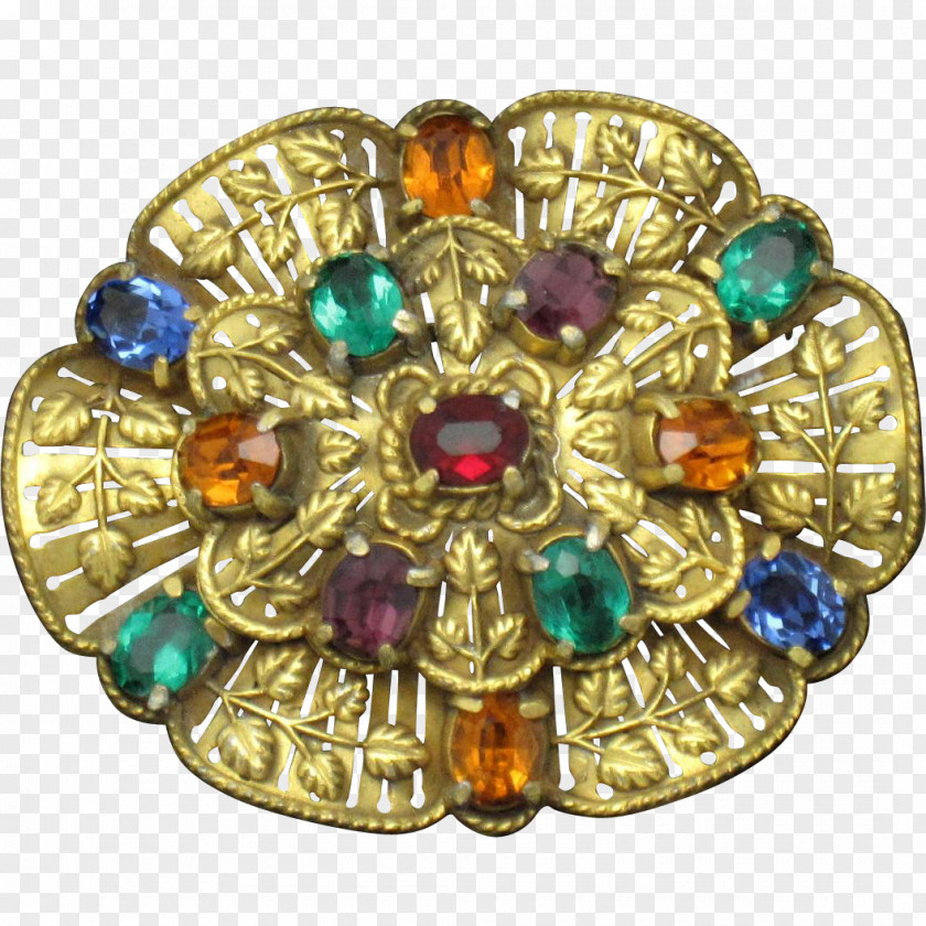 Brooch Jewellery Gemstone Gold Clothing Accessories PNG