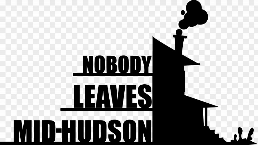 Nobody Leaves Mid-Hudson Logo Organization Brand New York City PNG