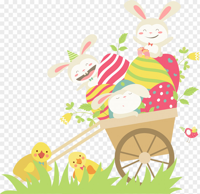 Rabbit Easter Bunny Chicken Clip Art PNG