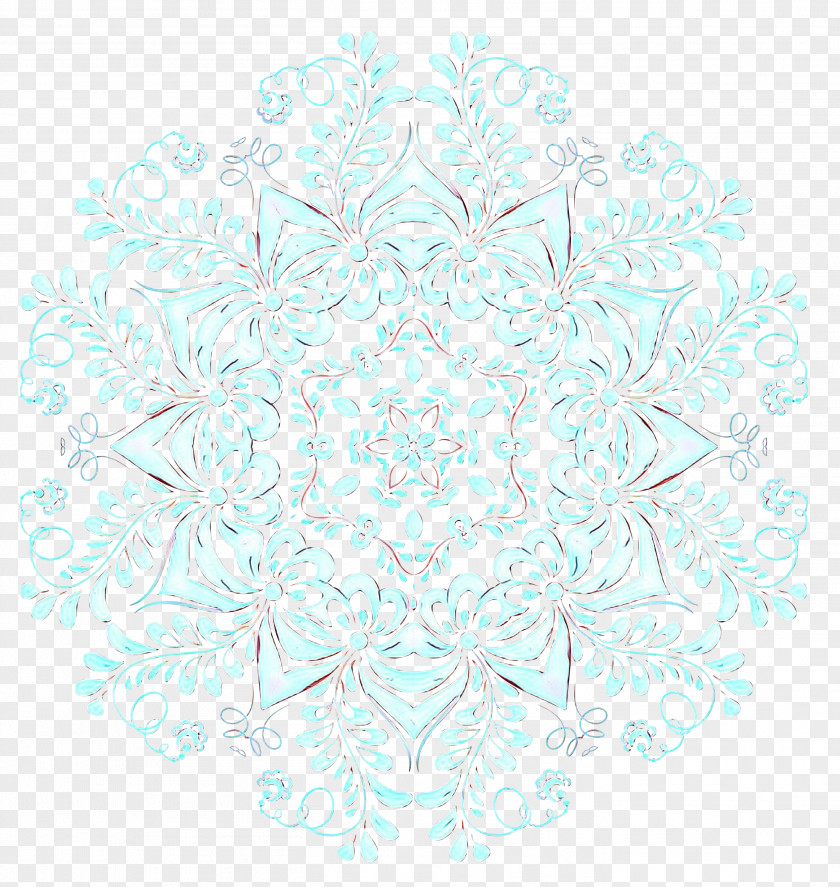 Snowflake Line Art Background PNG