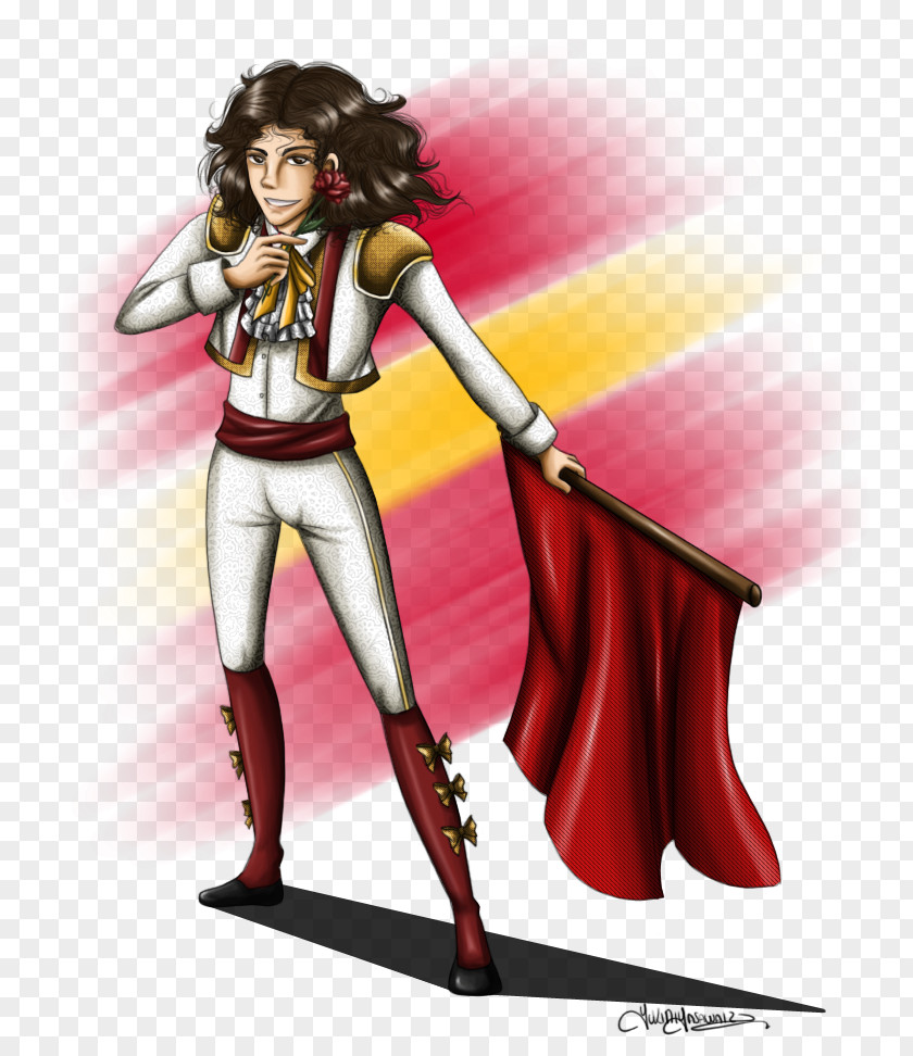 Torero Cartoon Character Figurine Fiction PNG