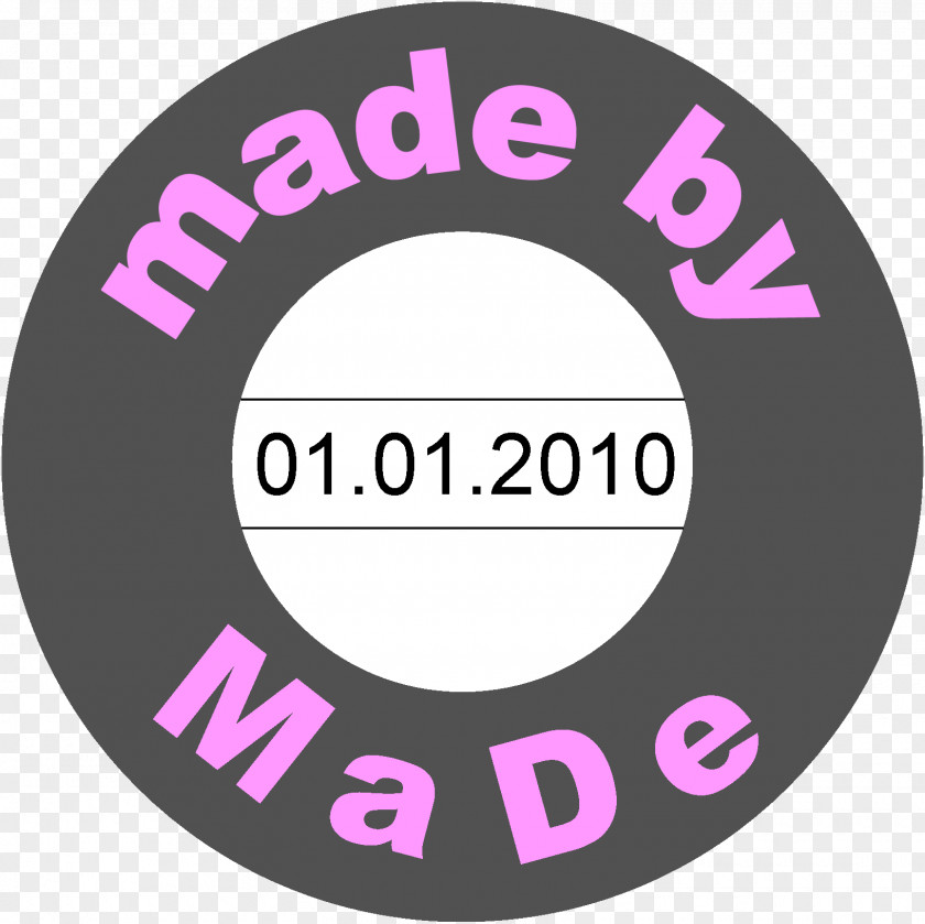 Circle Logo Brand Pink M PNG