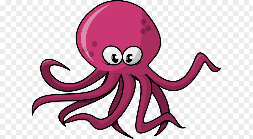 Cute Octopus File Clip Art PNG
