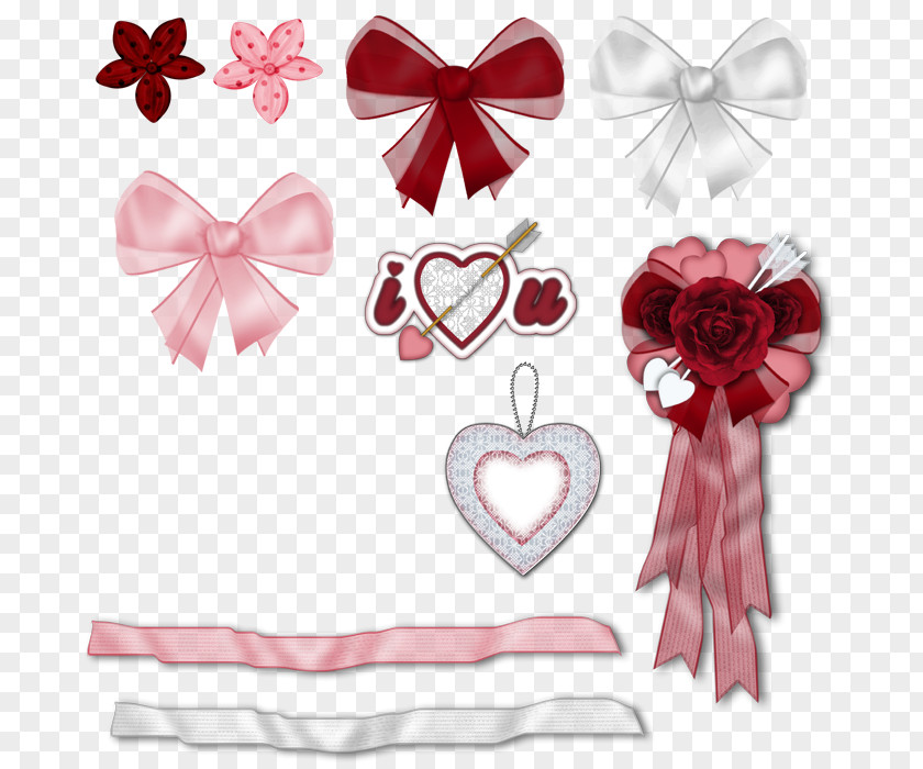 Hand-painted Pink Ribbons And Bows Ribbon Butterfly PNG