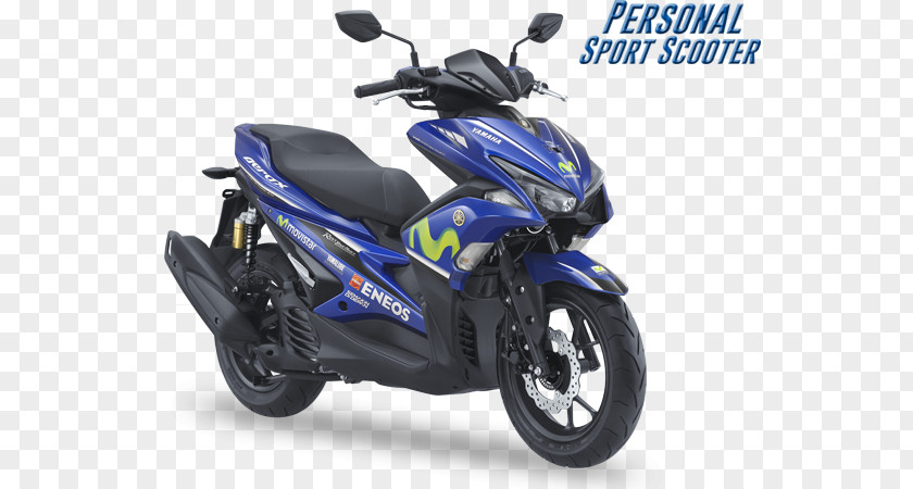 Motor Gp Yamaha Company Movistar MotoGP FZ150i Aerox Motorcycle PNG