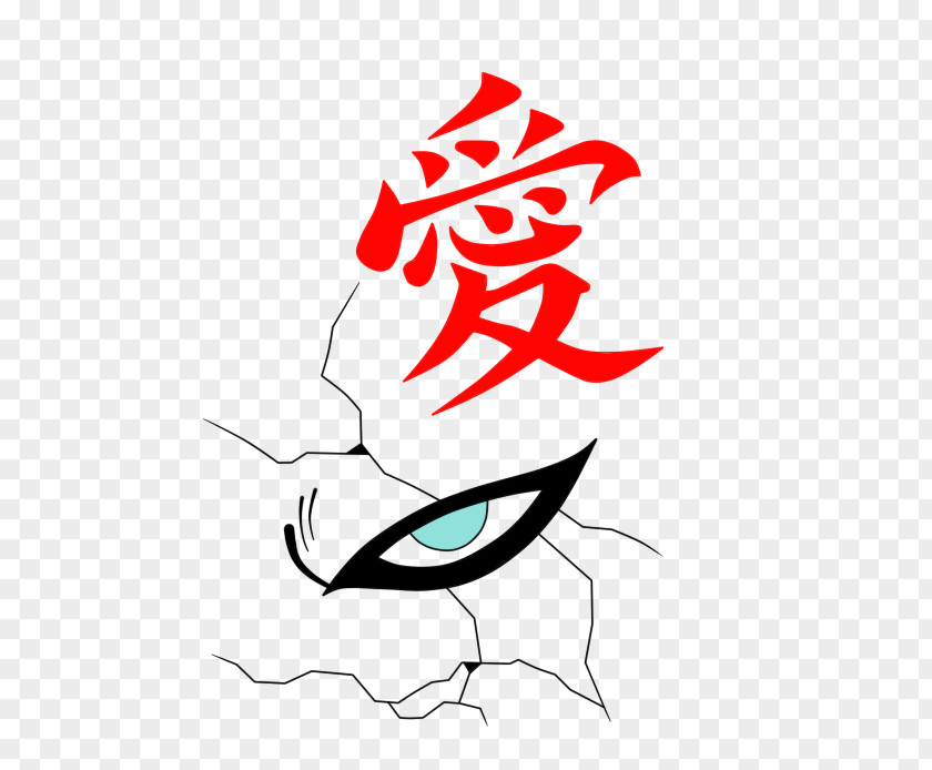 Naruto Gaara Tattoo Jinchūriki Drawing PNG