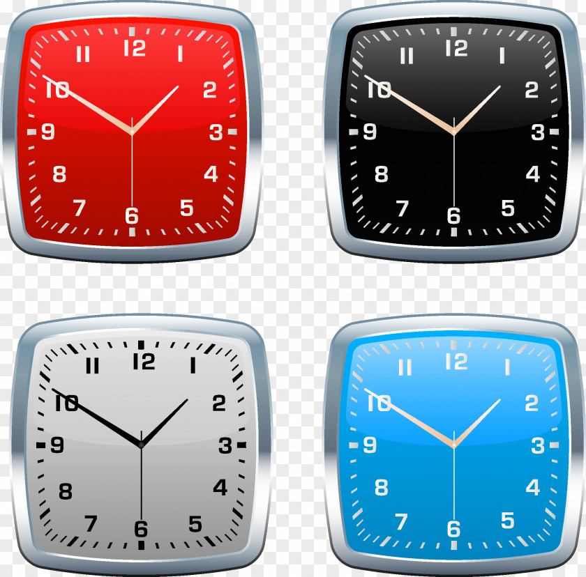 Watch Alarm Clock Euclidean Vector Time PNG