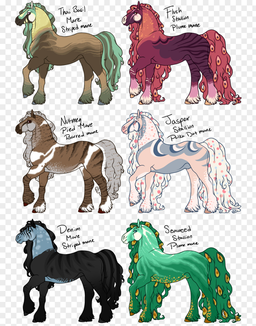 Mustang Pony Stallion Mane Pack Animal PNG