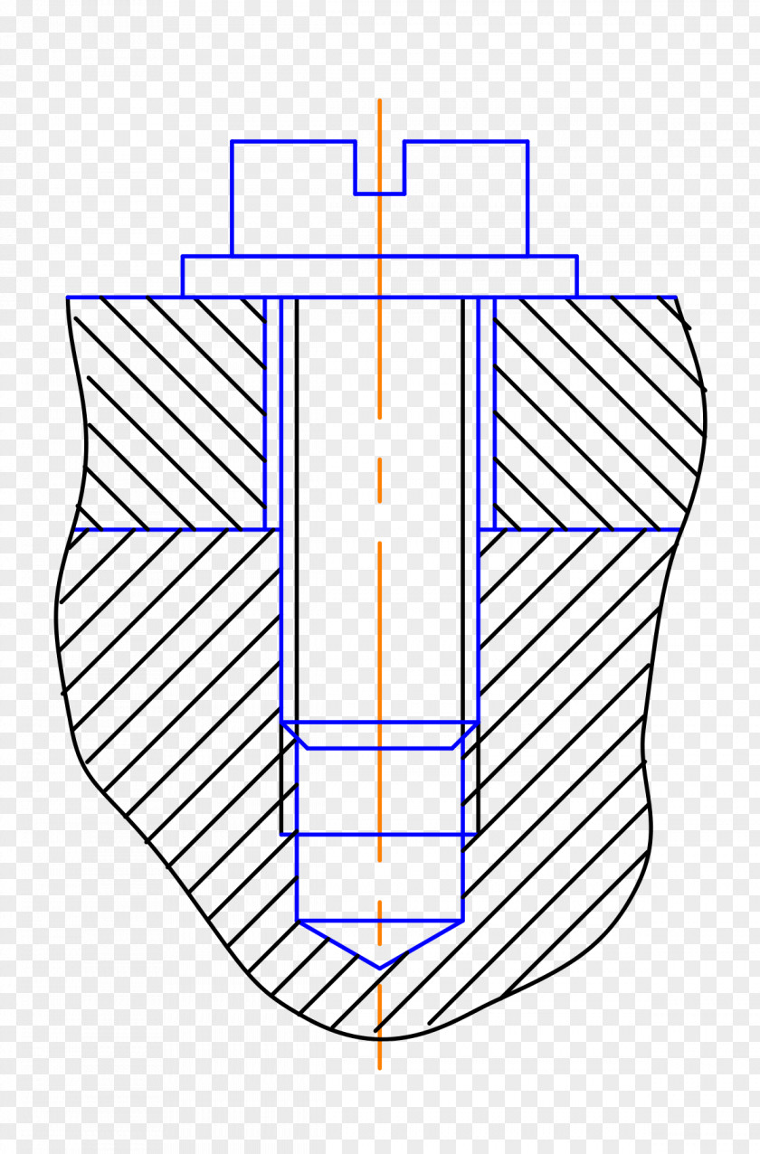Screw Bolted Joint Thread Nut PNG