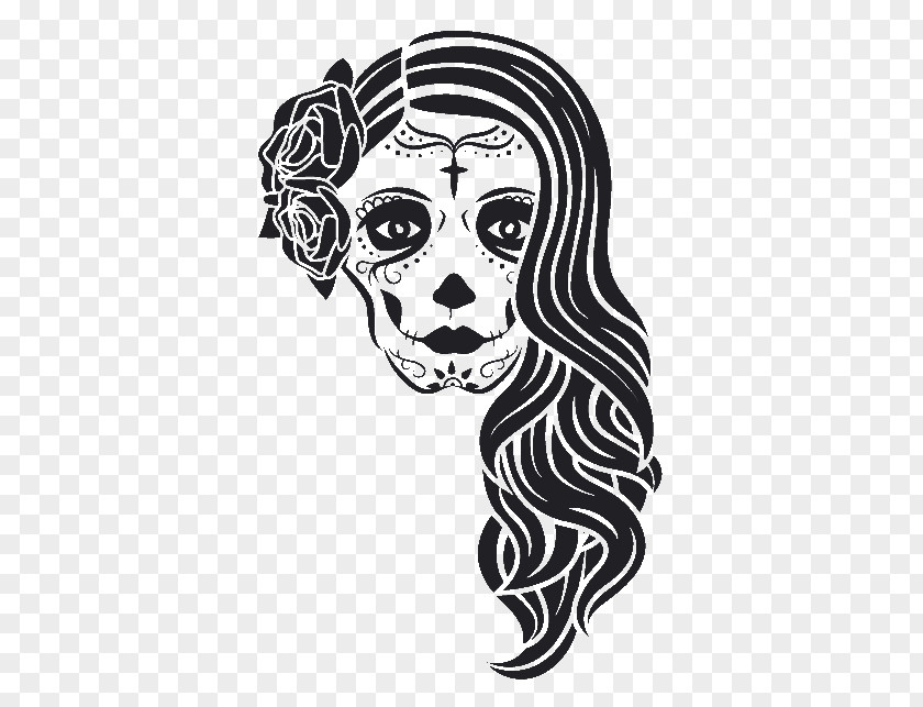Skull Death La Calavera Catrina Day Of The Dead Clip Art PNG