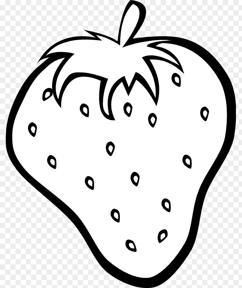 Strawberry Cliparts Black Fruit And White Clip Art PNG
