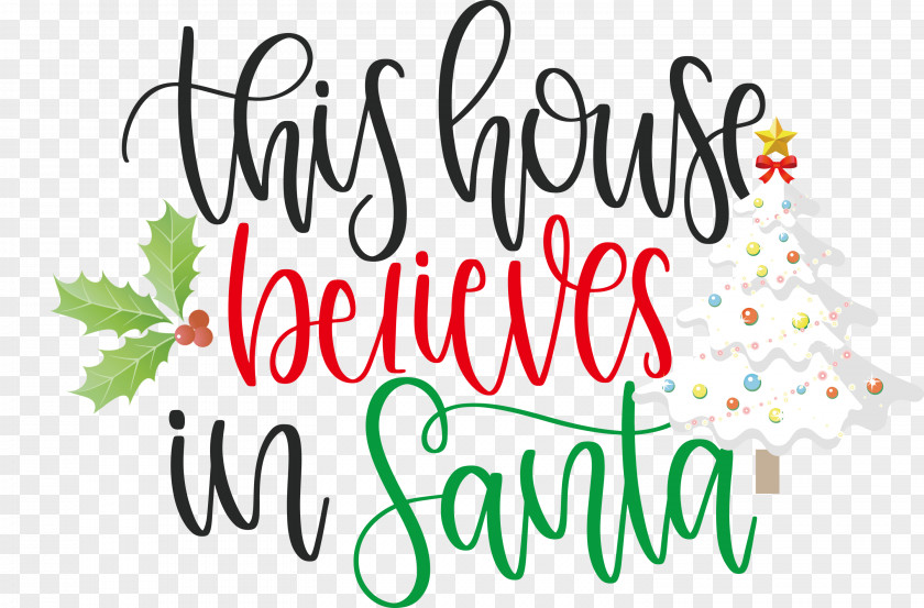 This House Believes In Santa PNG