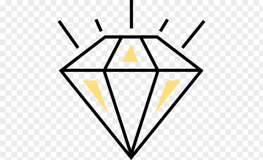 Diamond Shape Gemstone Symbol Logo PNG