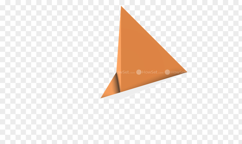 Folded Paper Boat In Water Origami 3-fold Yacht Foldit PNG