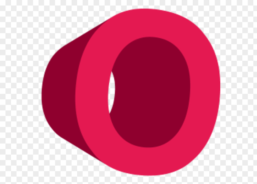 Letter O Simple Circle Mouth Font PNG