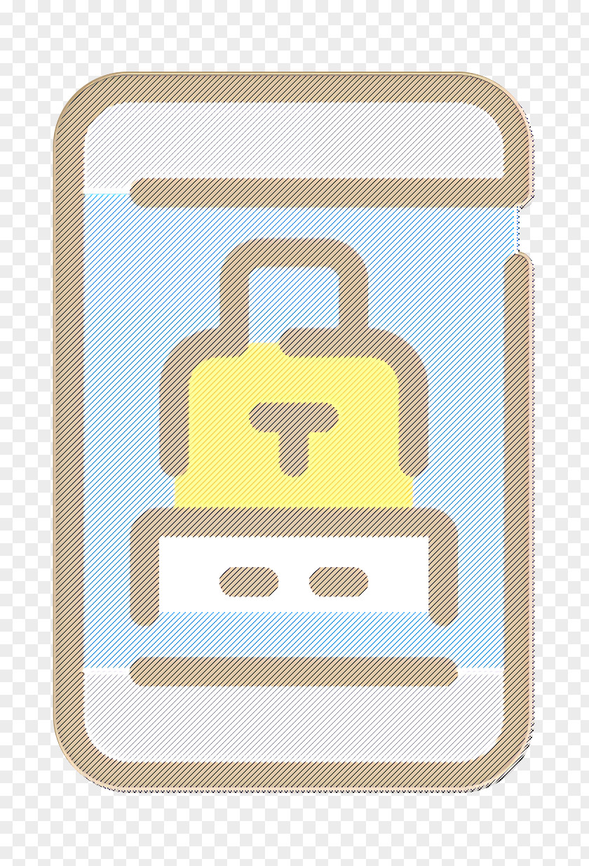 Rectangle Material Security Icon PNG