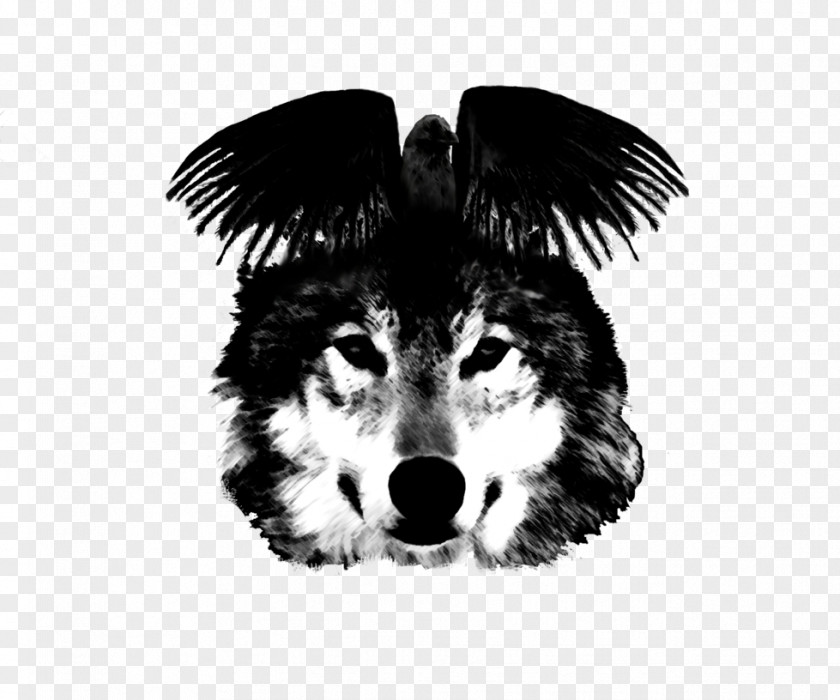 Wolf Totem Dog Breed Common Raven Drawing PNG