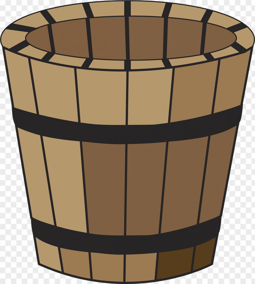 Wood Bucket Shipping Containers Image PNG