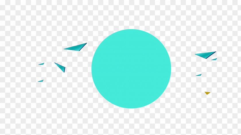 Blue Circle Creative Decoration Logo Brand Font PNG