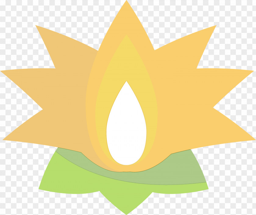 Leaf Computer Logo Yellow M-tree PNG
