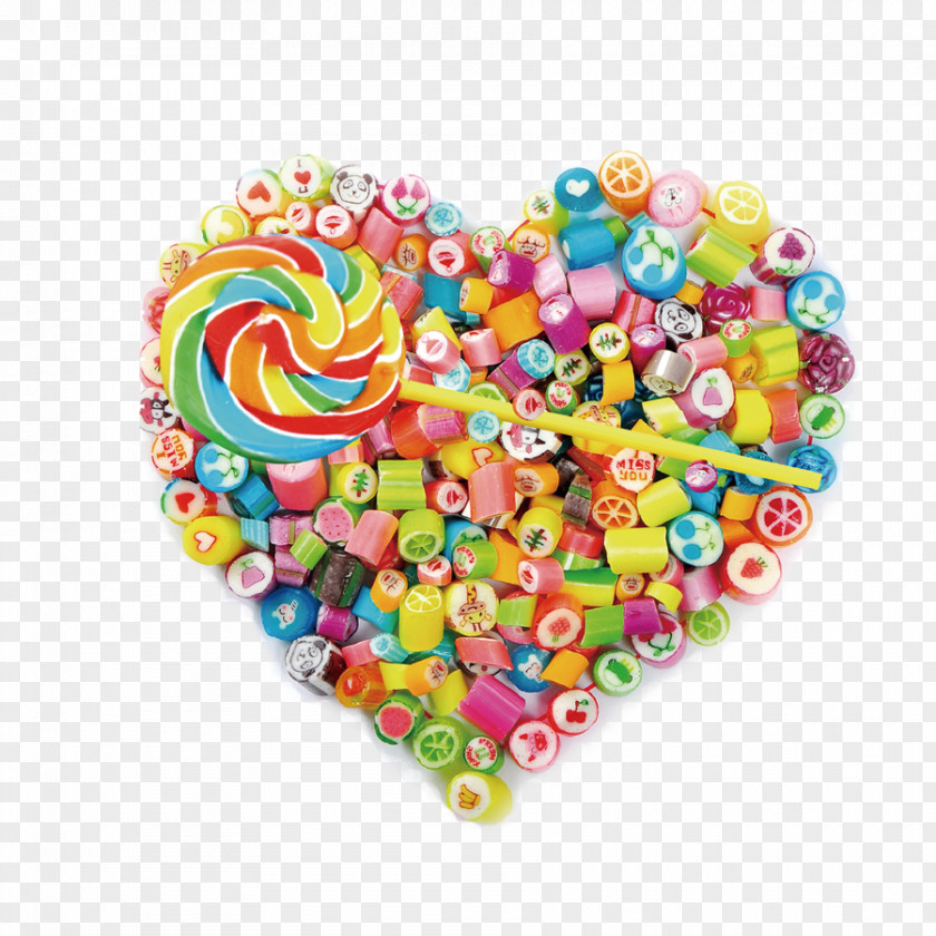 Love Candy Lollipop Heart PNG