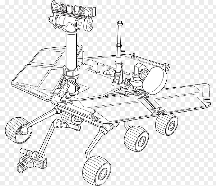 Mars 4 Exploration Rover Science Laboratory Program PNG