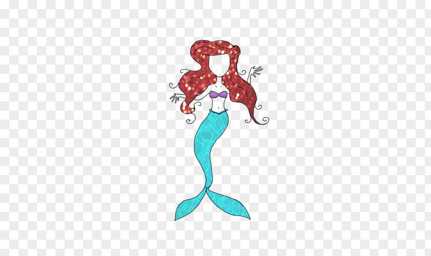 Mermaid Tail Ariel Drawing Clip Art PNG