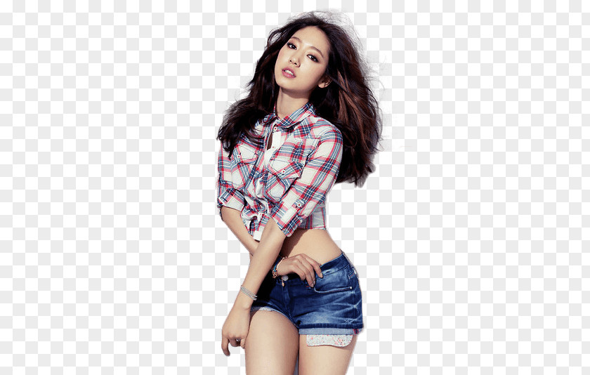 Park Shin Hye Short PNG Short, woman wearing multicolored plaid top clipart PNG