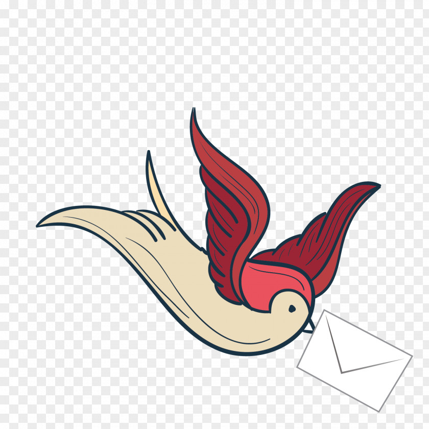 Vector Pattern Flying Pigeon Cartoon Sword PNG
