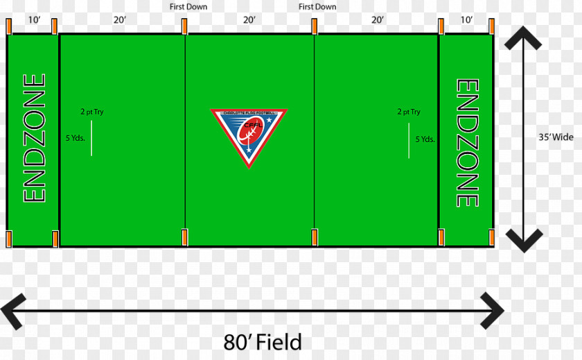 American Football Flag Sports Venue Field Pitch PNG