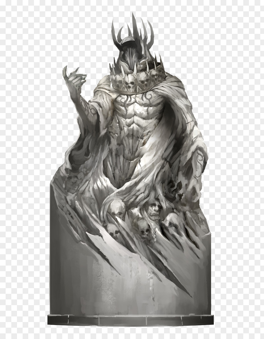Guild Wars 2 Concept Art Statue 2: Heart Of Thorns Sculpture Wiki PNG
