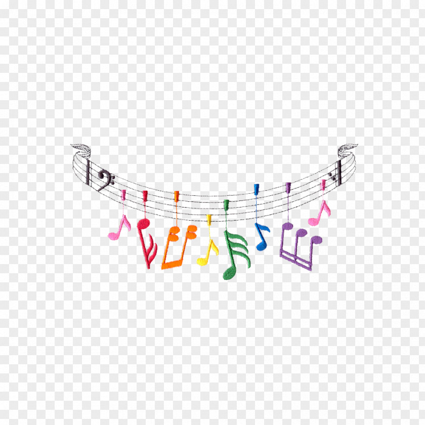 Embroidery Notes Musical Note Download PNG