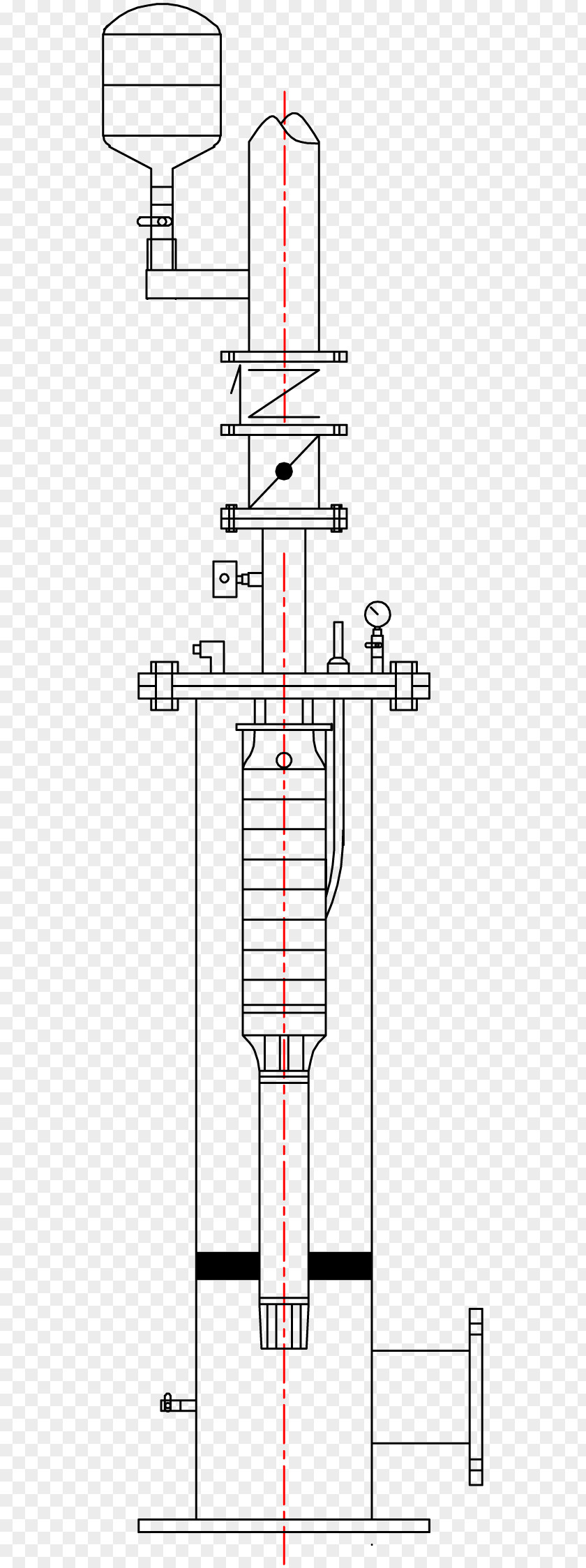 Max Steel Submersible Pump Hardware Pumps .dwg Computer-aided Design Technical Drawing PNG