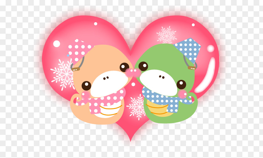 Valentine's Day Cartoon Character Pink M PNG
