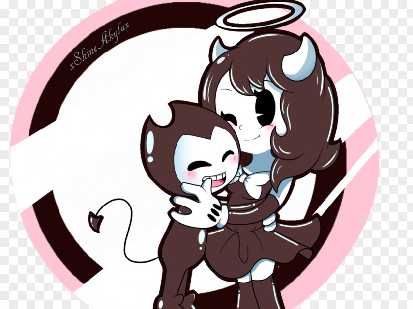 Bendy X Alice And The Ink Machine Fan Art DeviantArt Drawing PNG