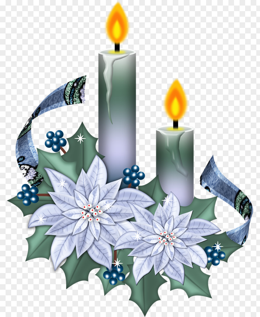 Candle Christmas Graphics Clip Art Poinsettia Day PNG