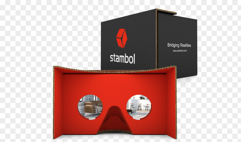 Cardboard Virtual Reality Headset Google Glasses Stambol Studios Samsung Gear VR PNG