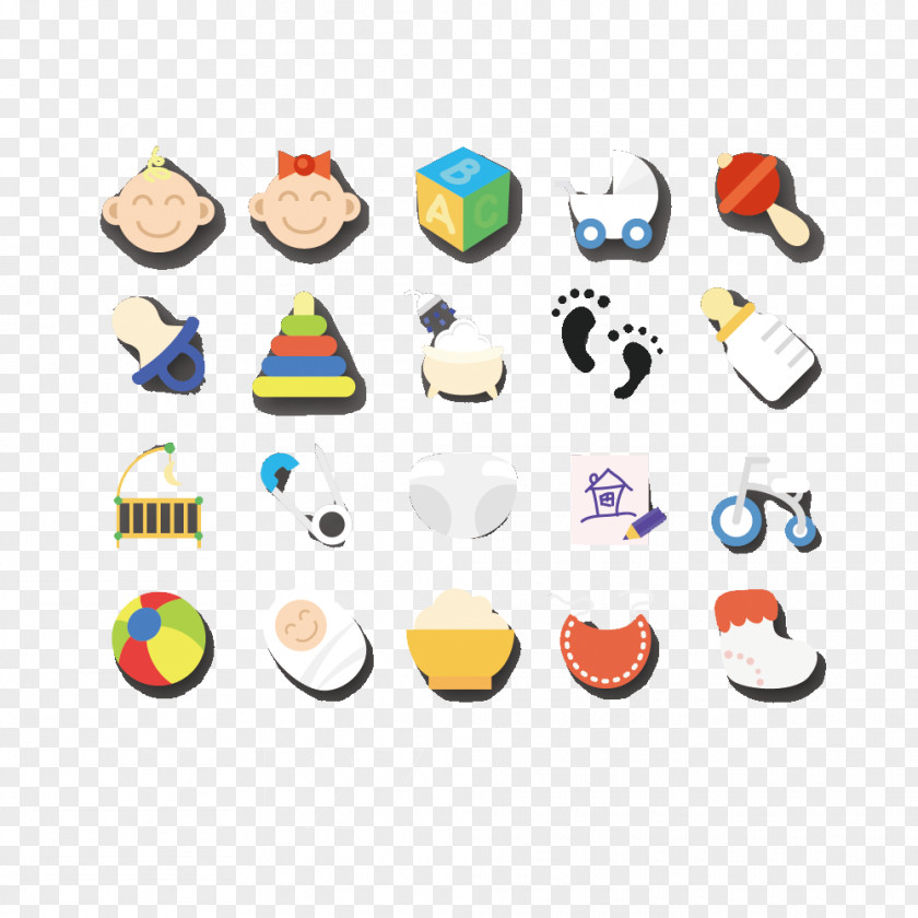 Maternal And Child Class Of Cartoon Icons Icon PNG