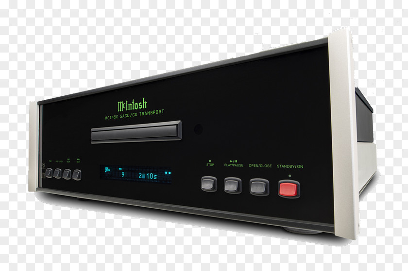 McIntosh Laboratory Super Audio CD Compact Disc Preamplifier PNG