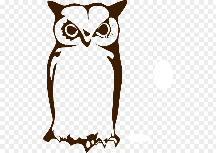 Sad Owl Cliparts Silhouette Clip Art PNG