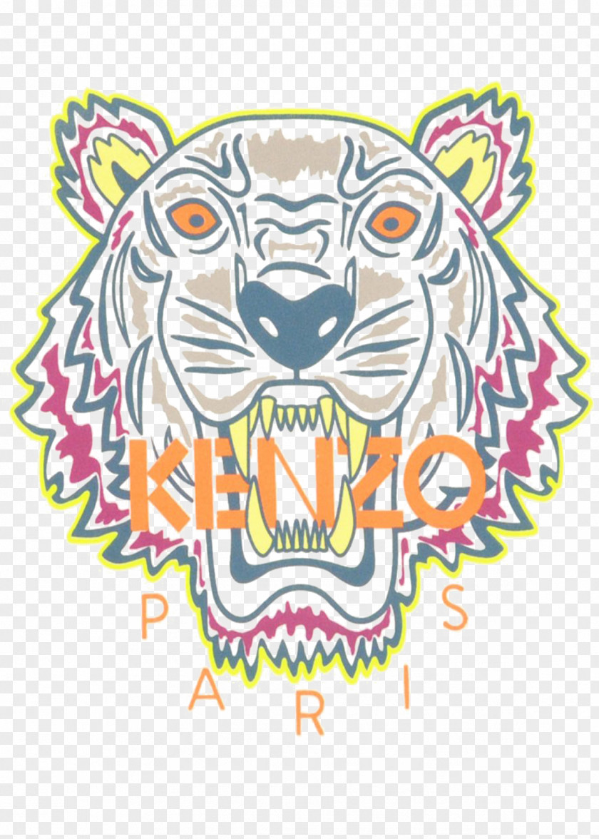 Tiger Kenzo T-shirt Logo Printing PNG