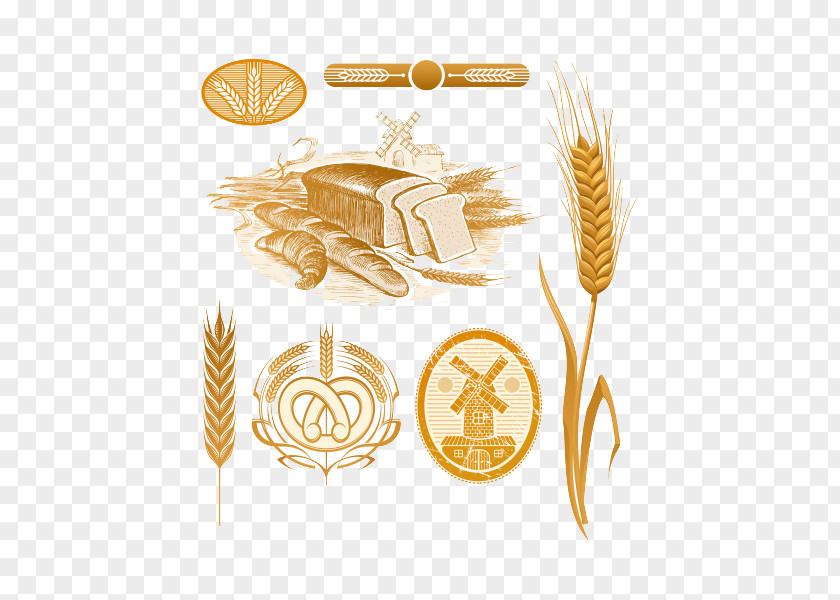 Coarse Grains Rice Wheat Common Royalty-free Mill Clip Art PNG