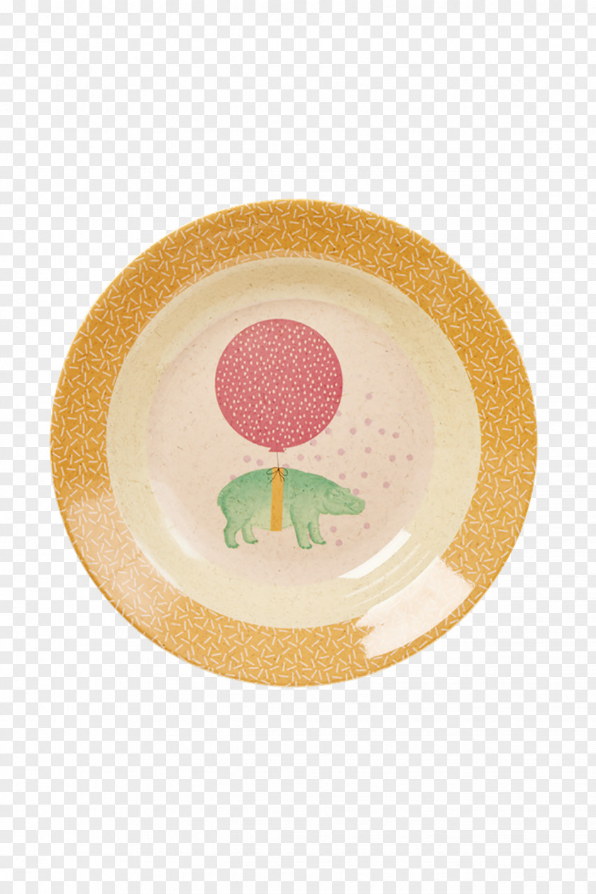 Golden Rice Melamine Bowl Animal Print Plate Child PNG