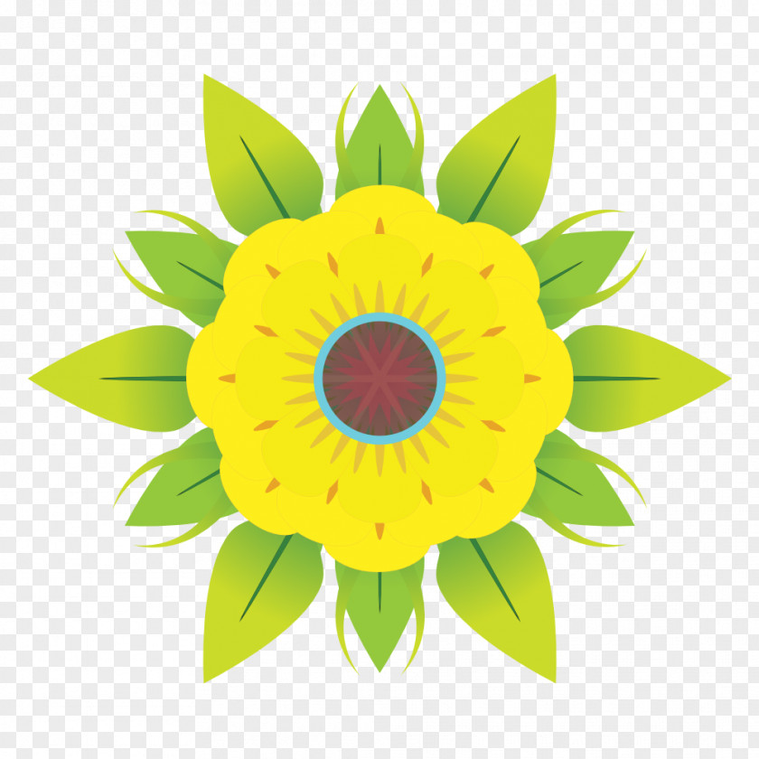 Abstract Flower Clip Art PNG