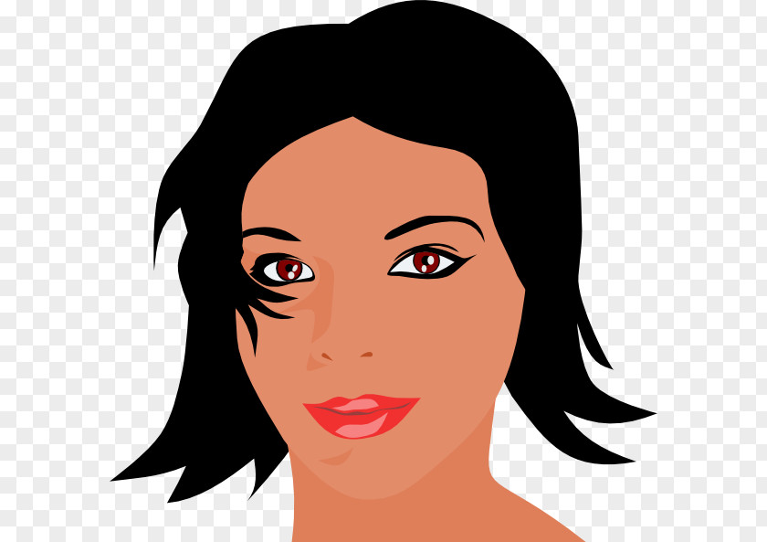 Black Woman Clip Art Women Face Smiley PNG