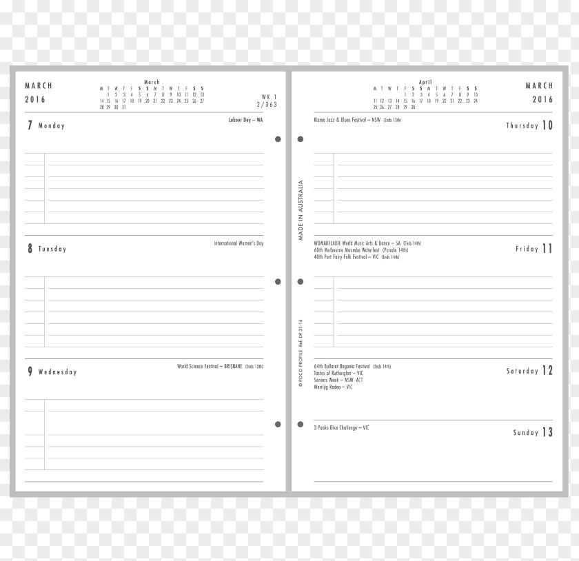 Notebook Template Amazon.com Document Diary PNG